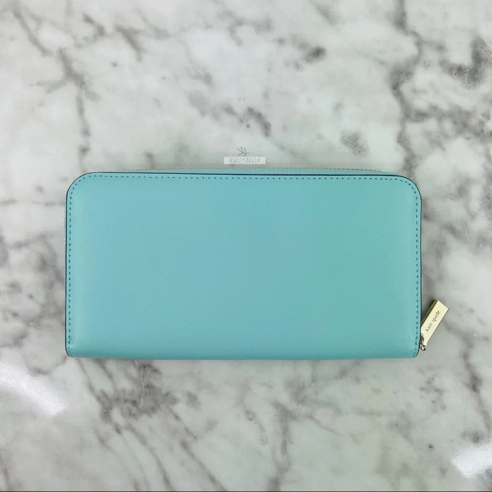 Kate Spade Staci Colorblock Large Continental Wallet In Poolside Multi - Picture 3 of 6